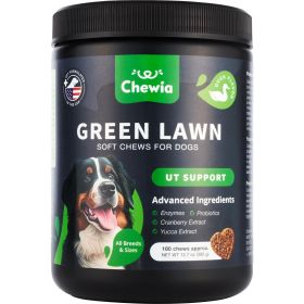 Grass Burn Spot Chews for Dogs Dog Urine Neutralizer for Lawn with Probiotics Enzymes Multivitamins