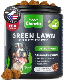 Canine Green Lawn Dog Maintenance Chews Enzymes Probiotics Cranberry Extract All Dog Breeds & Sizes Pet Supplies for Digestion Health