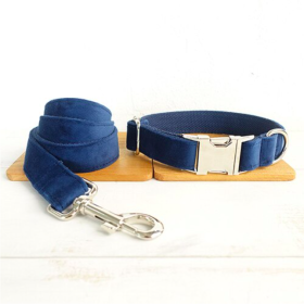 Bow pet collar large and small pet traction collar dog chain (Option: Collar plus Leash-XXL)