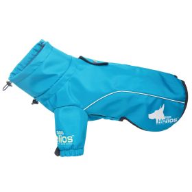 Dog Helios Extreme Softshell Performance Fleece Dog Coat (Color: Blue, size: X-Small)