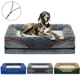 Removable And Washable Pet Dog Sofa And Dog Bed, Dog Nest,  Pet Bed Sofa, Comfortable And Soft, Cat Sofa Bed With Raised Edges To Protect The Nec (Color: Gray, size: XL ( 47.24 * 31.5 * 6.3 in ))