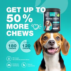 No Poo Chews for Dogs Coprophagia Deterrent for Dogs Forbid for Dogs Stool Eating Deterrent Dog Probiotics for Digestive Health Digestive Gut Imm (Brand: Chewia)