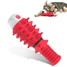 PROKE Dog Squeaking Toys, Interactive HardDog Toysdesigned For Medium And Large Dogsfunny Dogtoys Super Chewer (Color: Red)